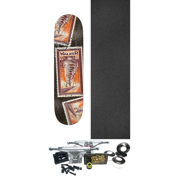 Real Skateboards Kyle Walker Airmail Skateboard Deck - 8.5" x 32" - Complete Skateboard Bundle